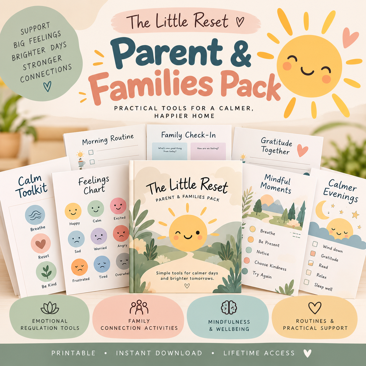 The Little Reset — Parent & Families Pack cover